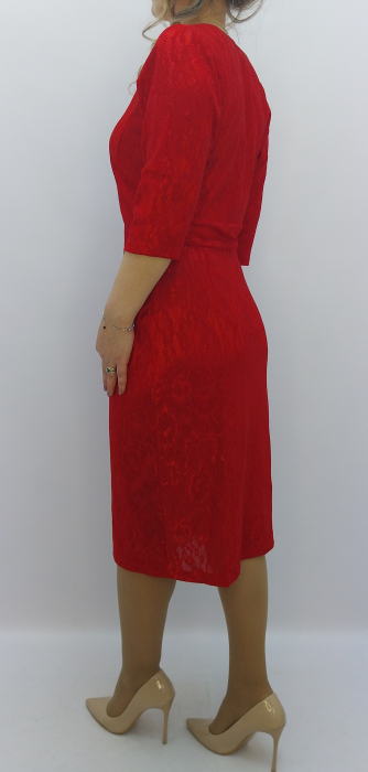 rochie-rosie-midi-dantela-cambrata-eleganta-maneci-trei-sferturi-decolteu-v-dadas.jpg [3]