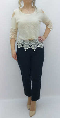 Casual - BLUZA STILIZATA CU BORDURA
