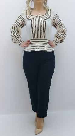 traditional adulti - BLUZA TRADITONALA POPULARA STILIZATA CU BASC