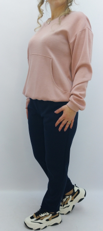 Casual - TRENING ROZ CU PANTALON NEGRU