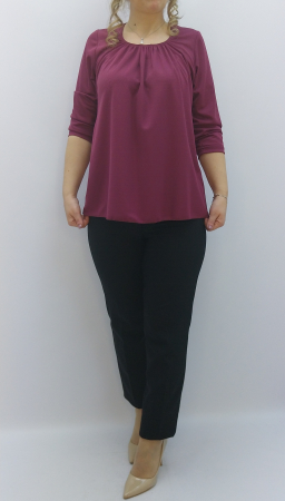 casual adulti - BLUZA LICRA MOV
