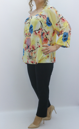 Bluza galbena fori [2]