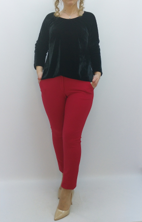 casual adulti - bluza-dama-bleumarin-tip-camasa-material-tip-matase-dadas-constanta