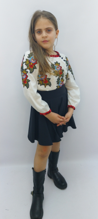 Traditional -  IE TRADITIONAL POPULARA STILIZATA FLORI APLICATE