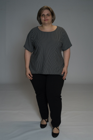 casual adulti - bluza jerse dungi