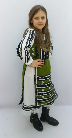 UNICAT COSTUM TRADITIONAL POPULAR STILIZAT VERDE [1]