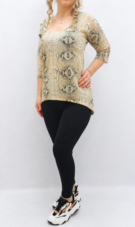 casual adulti - bluza-dama-eleganta-bej-animal-print-maneca-trei-sferturi-casual-office-DADAS-Constanta-producator-roman.jpg