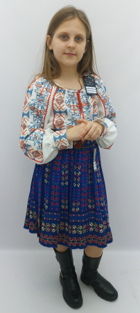 Traditional copii - fusta-plisata-dobrogeana-albastra-traditionala-fete-costum-popular-dobrogea-rosu-bumbac-fabricat-in-romania-atelier-dadas-doraly-mall.jpg