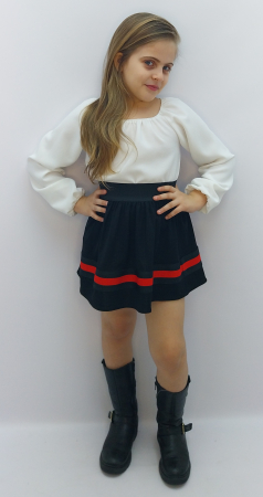 casual copii - fusta-sport-fete-bleumarin-benzi-rosii-albe-haine-copii-doraly-constanta-atelier-dadas.jpg