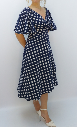 casual adulti - rochie-dama-bleumarin-buline-albe-rochie-eleganta-casual-rochie-dama-moderna-dadas-constanta.jpg