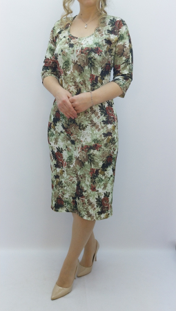 Elegante - rochie-dama-eleganta-midi-jerse-crem-imprimeu-floral-multicolor-dadas.jpg