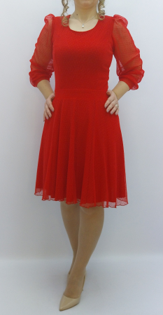 elegant adulti - rochie-rosie-plasa-picouri-fabricata-romania-dadas-constanta.jpg