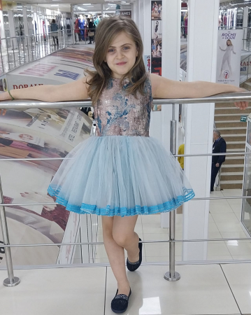 rochie organza azurie [3]