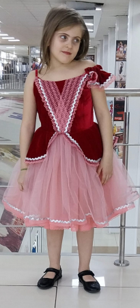 carnaval copii - rochie teo catifea