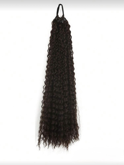 Coada C1733 Extensie Satena Cu Elastic Pentru Volum Creata Afro Ondulata [3]