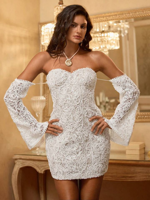 Rochie C1610 Dhionys Lunga Cu Maneci [5]