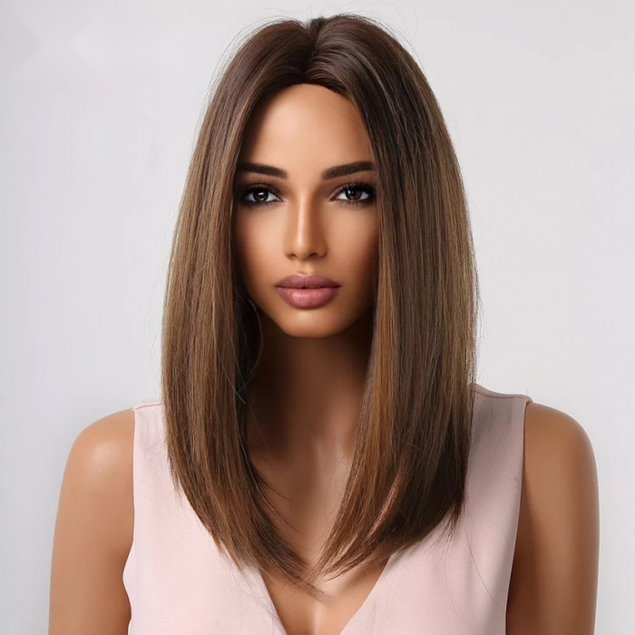 Peruca C1343 Satena Ombre Bob Lung (saten deschis) [2]