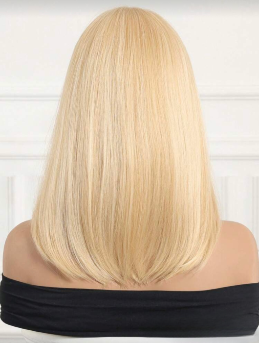 Peruca C1736 Blonda Cu Breton Si Par Filat - Blond Auriu [5]