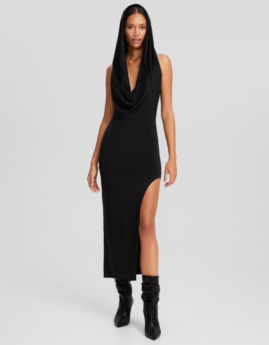 Rochie C1616 Desert Cu Gluga [2]