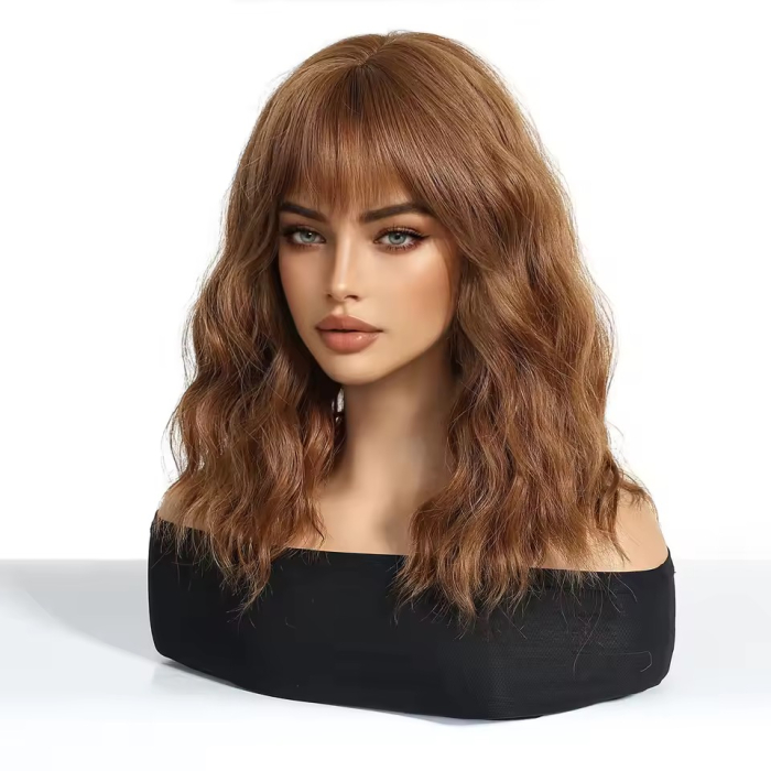 Peruca C1685 Satena Cu Breton Bob Ondulata Creata Volum Afro [4]