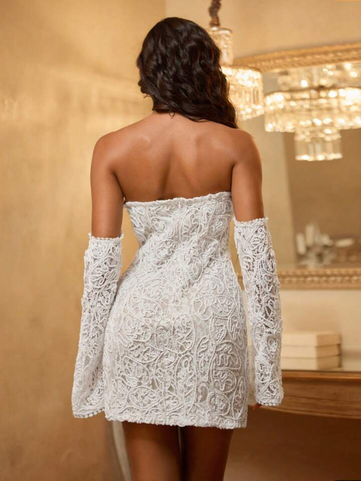 Rochie C1610 Dhionys Lunga Cu Maneci [3]