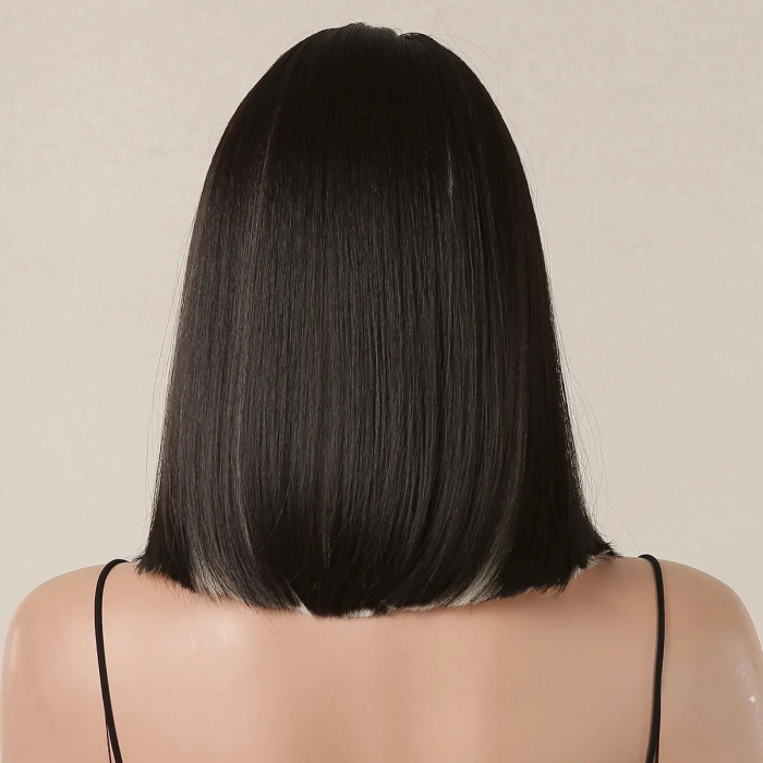 Peruca C1051 Bruneta Blonda Bob Cu Breton [4]