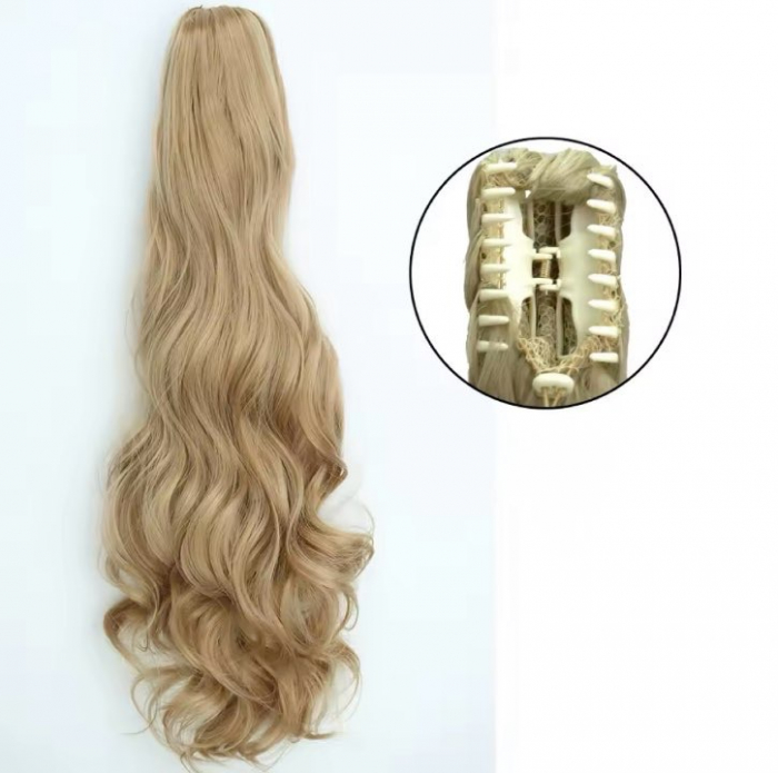 Coada C1302 Cu Cleste Blonda Blond Cenusiu Inchis [2]