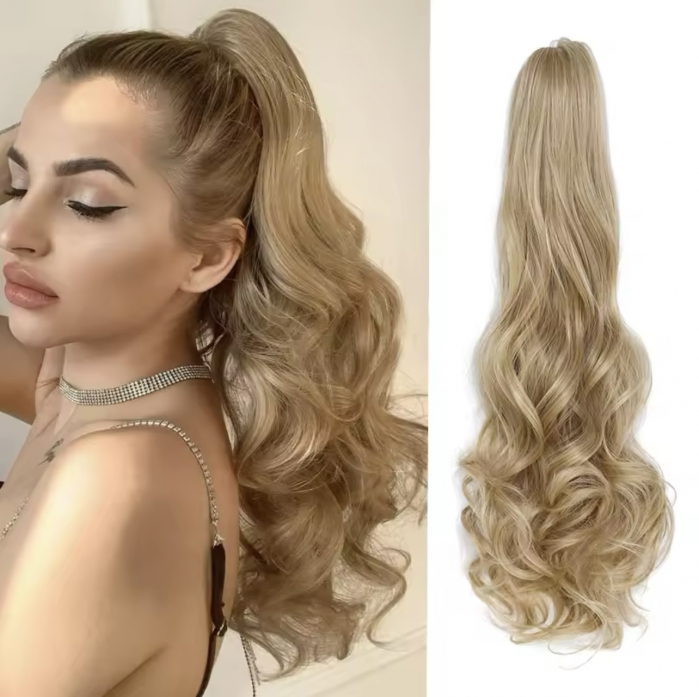 Coada C1302 Cu Cleste Blonda Blond Cenusiu Inchis [1]