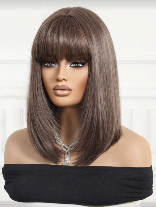 Peruca C1743 Satena Violet-Gri Deschis Cu Breton [6]