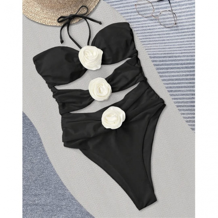Costum de Baie C1146 Intreg Bellaga Negru [1]