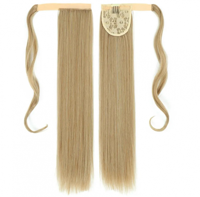 Coada C1255 Cu Suvita Laterala Blonda Blond Cenusiu [2]