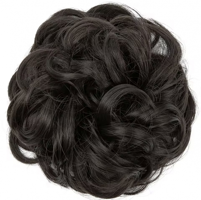 Coc C1336 Prindere Cu Elastic Par Ondulat Saten Inchis [2]