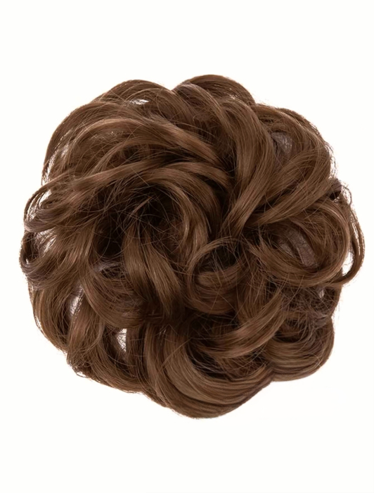 Coc C1820 Prindere Cu Elastic Par Ondulat Saten Castaniu Deschis (maro) [2]
