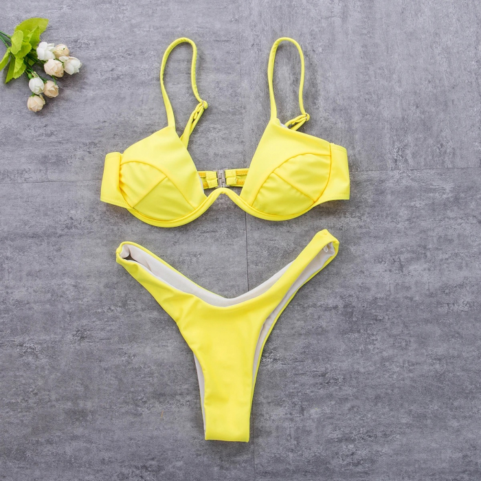 Costum de Baie C1120 Balconette Yellow [4]