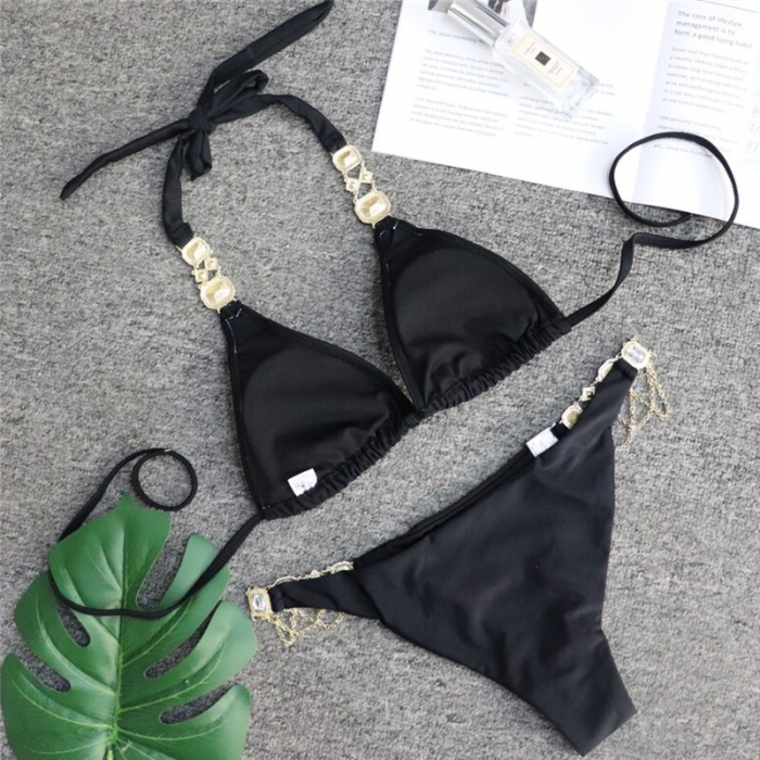 Costum de Baie C378 Luxury Cristale Black [3]