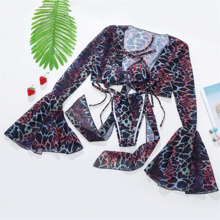 Costum de Baie C355 Pantera + Bluza Plaja [6]