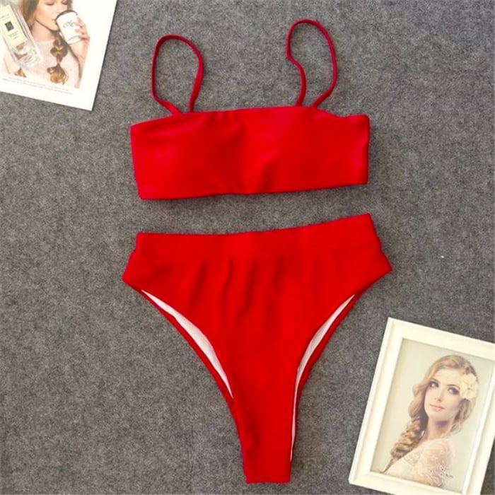 Costum de Baie C692 Peru Red [2]