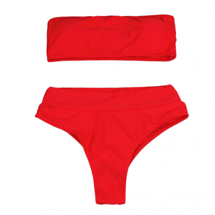 Costum de Baie C708 Red Slim Waist [3]