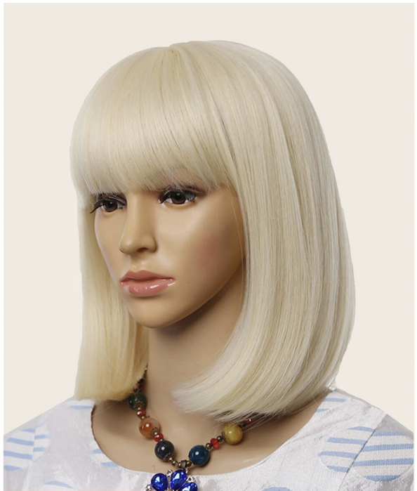 Peruca C230 Blonda Bob Cu Breton [2]