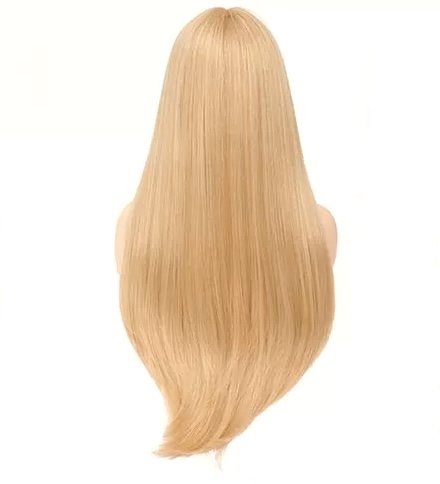 Peruca C171 Blonda Cu Breton Nuanta Blond Auriu [4]