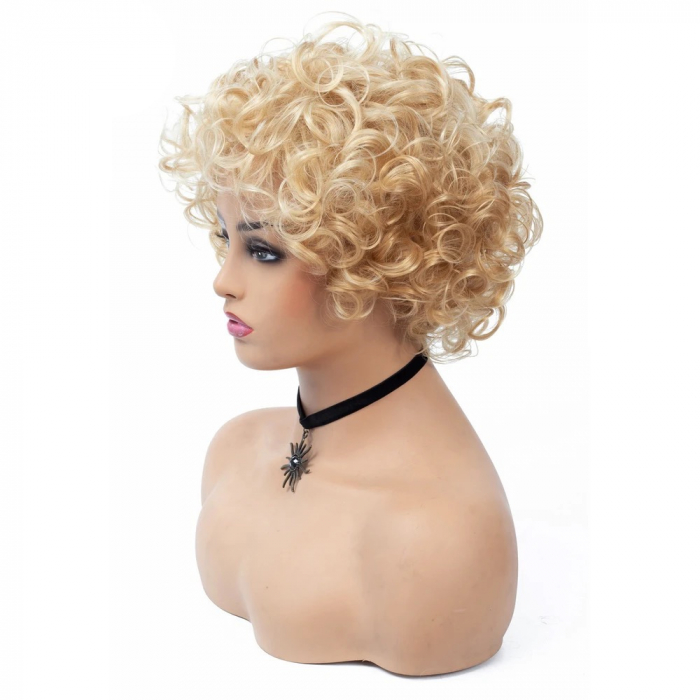 Peruca C978 Blonda Ondulata Cu Volum Bucle [3]