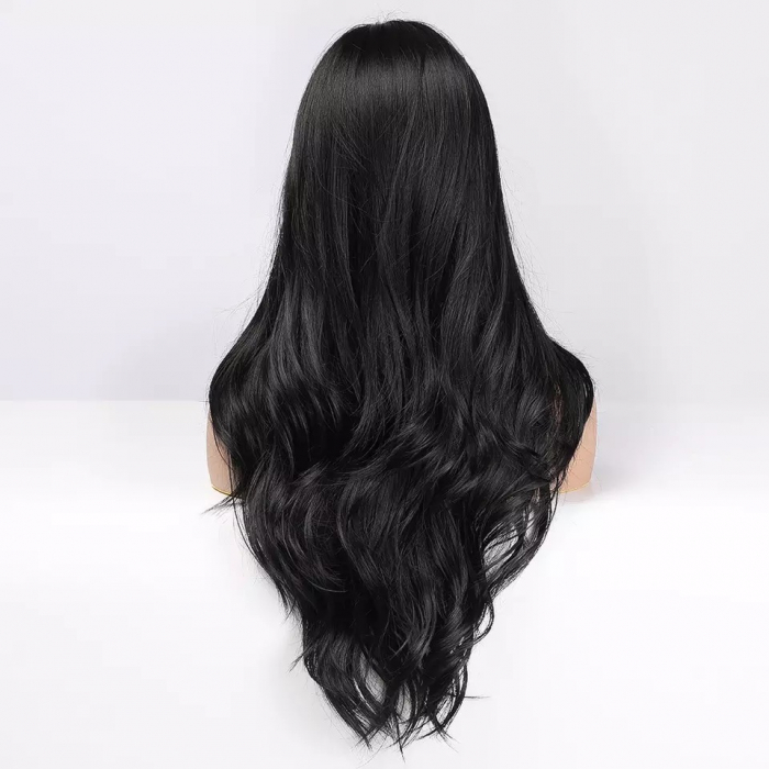 Peruca C3 Bruneta Neagra Ondulata [3]