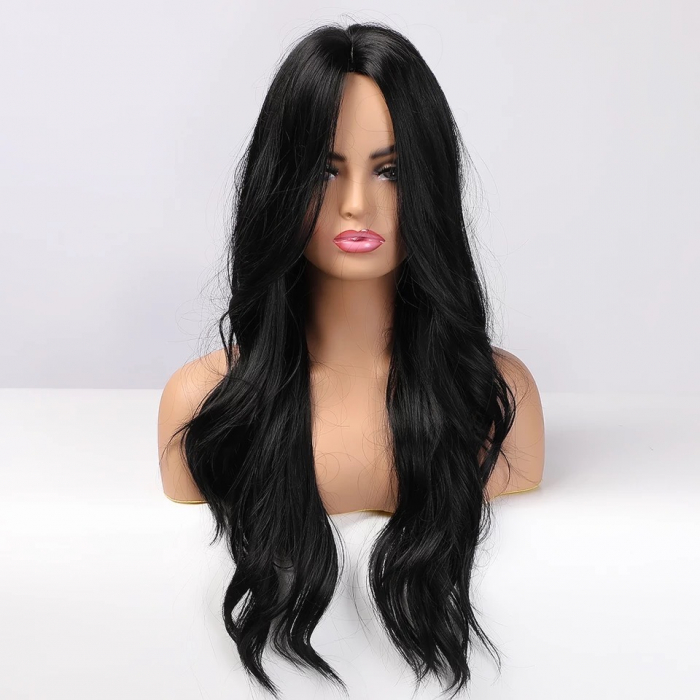 Peruca C3 Bruneta Neagra Ondulata [2]