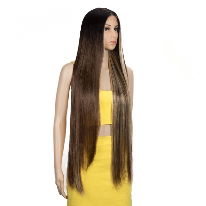 Peruca C1023 FRONT LACE Satena Ombre Cu Suvite Blonde [4]