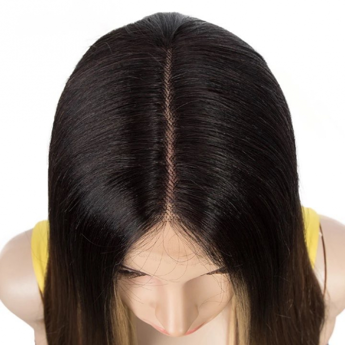 Peruca C1023 FRONT LACE Satena Ombre Cu Suvite Blonde [6]