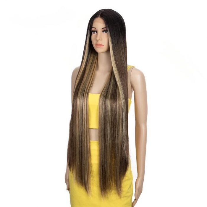 Peruca C1023 FRONT LACE Satena Ombre Cu Suvite Blonde [2]