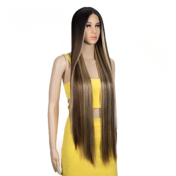 Peruca C1023 FRONT LACE Satena Ombre Cu Suvite Blonde [3]