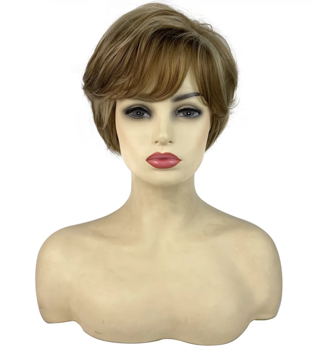 Peruca C1092 Satena Cu Breton si Suvite Blonde [1]
