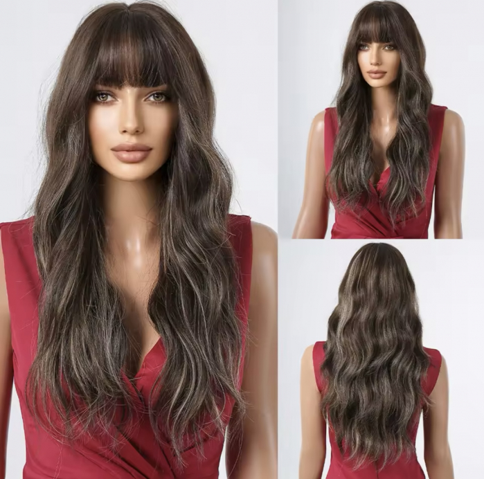 Peruca C1409 Satena Cu Breton Si Suvite Blonde [2]