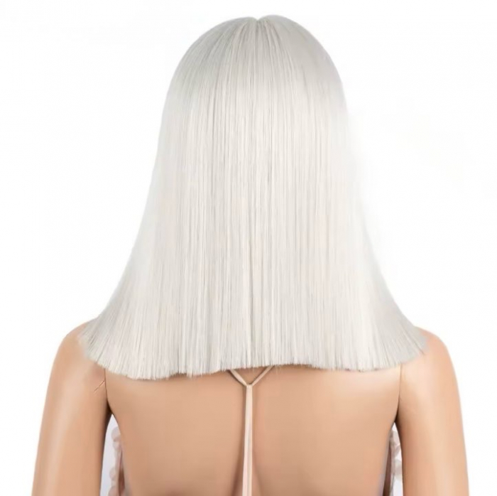 Peruca C1440 FRONT LACE Gri Blonda Blond Platinat Silver [4]